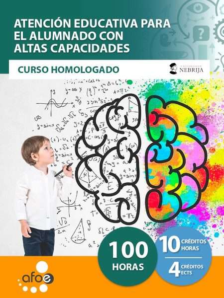 Atención educativa para el alumnado con altas capacidades (100 horas)
