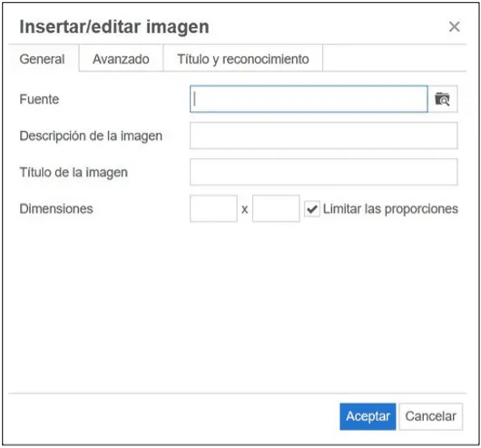 como insertar una imagen afoe