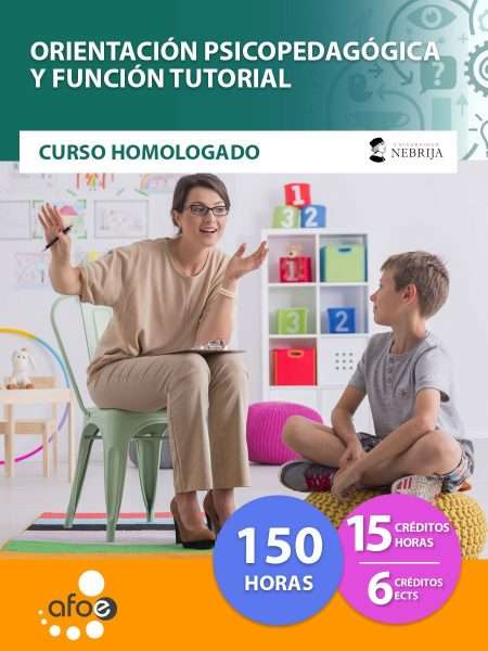 Orientación psicopedagógica y función tutorial (150 horas)