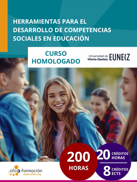 Herramientas para el desarrollo de Competencias Sociales en educación (200 horas)