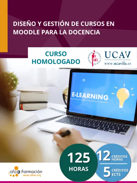 Diseño y gestión de cursos en Moodle para la docencia