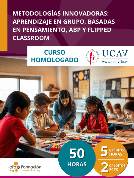 Metodologías innovadoras: Aprendizaje en grupo, basadas en pensamiento, ABP y flipped classroom