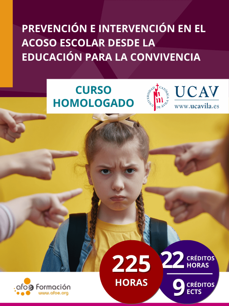 Curso Prevención e intervención en el acoso escolar | AFOE