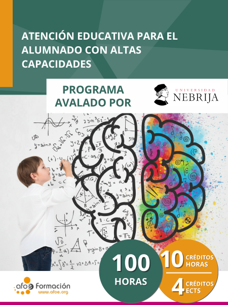 Atención educativa para el alumnado con altas capacidades (100 horas)