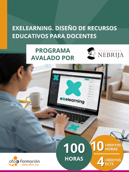 Exelearning diseño de recursos educativos para docentes (100 horas)
