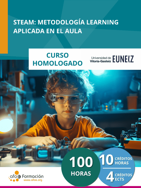 STEAM: Metodología Learning aplicada en el aula (100 horas)