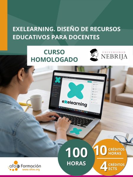 Exelearning diseño de recursos educativos para docentes (100 horas)