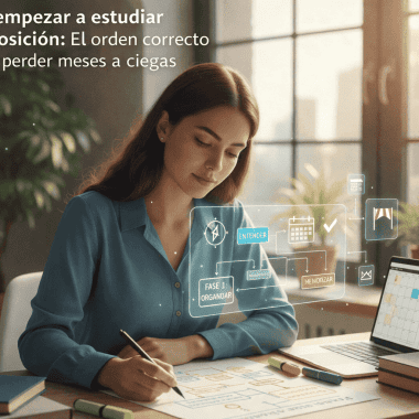 Cómo Empezar a Estudiar una Oposición: Guía Práctica Paso a Paso 2026