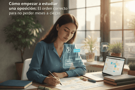 empezar a estudiar una oposición