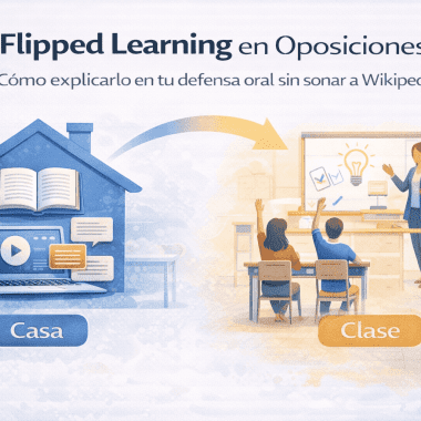 Flipped Learning en oposiciones: cómo explicarlo en tu defensa oral sin sonar a Wikipedia