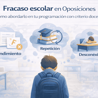 Fracaso escolar en oposiciones: cómo abordarlo en tu programación con criterio docente