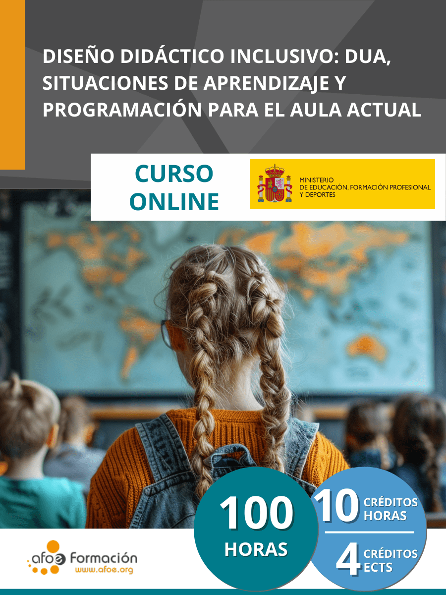 Diseño didáctico Inclusivo: DUA, Situaciones de Aprendizaje y Programaciones para el Aula (100 horas)