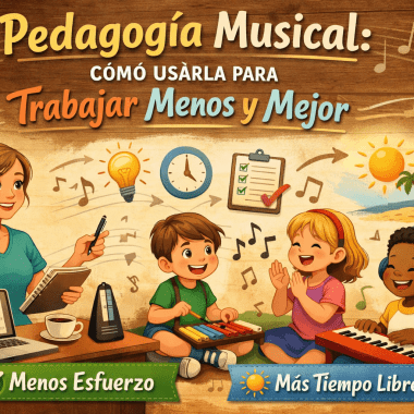 Pedagogía Musical: Cómo Usarla Para Trabajar Menos y Mejor