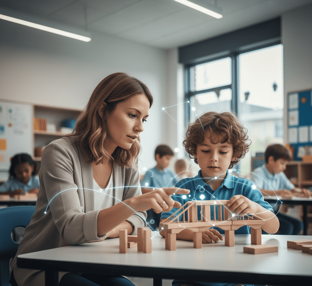 Maestra aplicando Vygotsky teoría del aprendizaje / Vygotsky aprendizaje