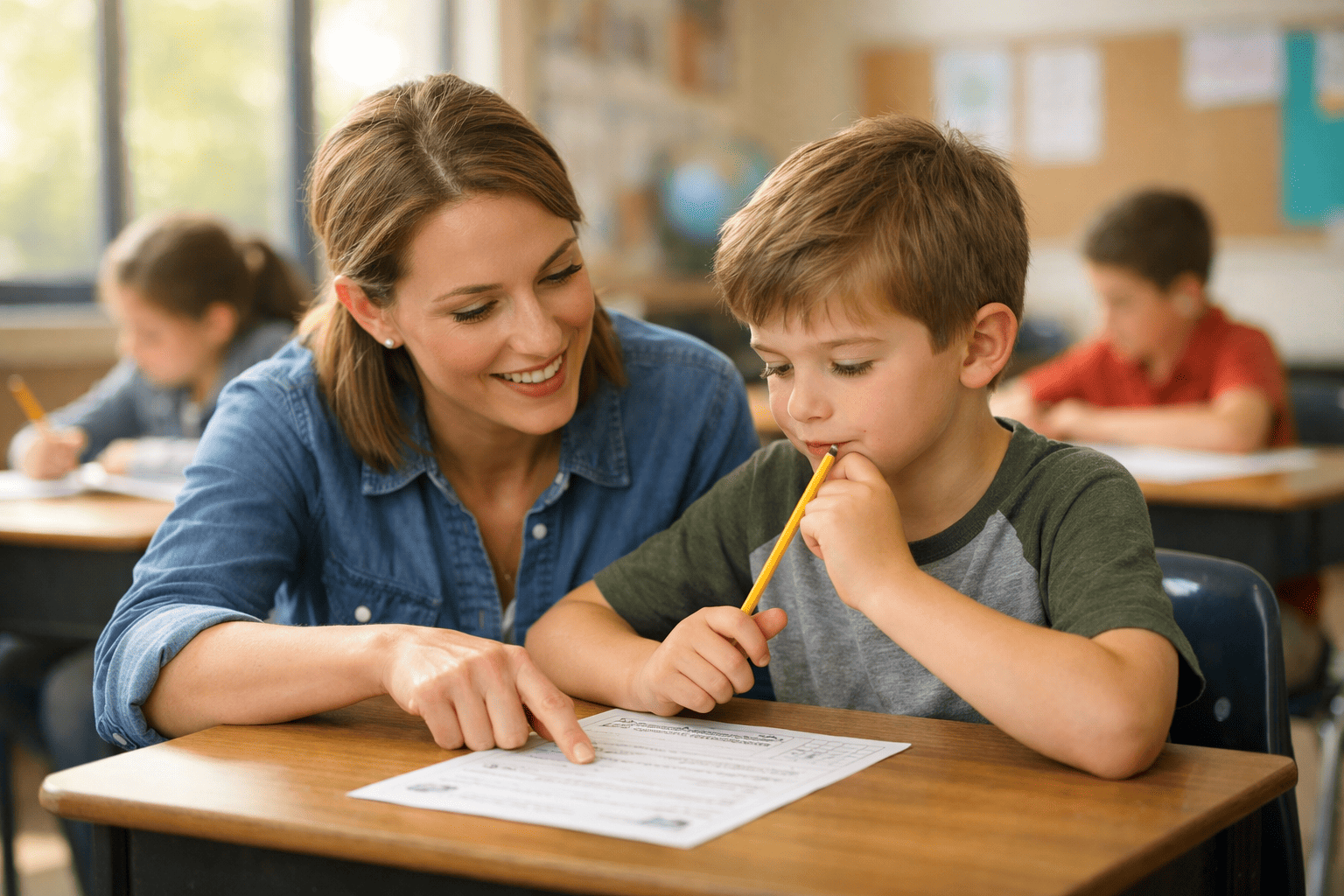 Maestra aplicando Vygotsky teoría del aprendizaje / Vygotsky aprendizaje
