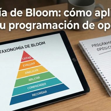 Taxonomía de Bloom: cómo aplicarla con rigor en tu programación de oposiciones