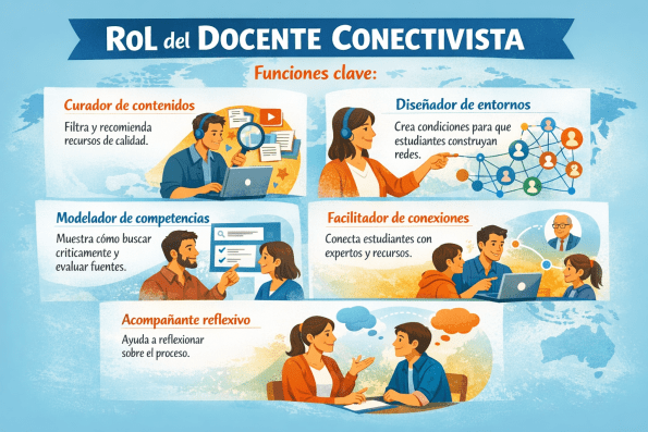 Rol del docente conectivista