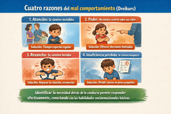 Cuatro razones del mal comportamiento