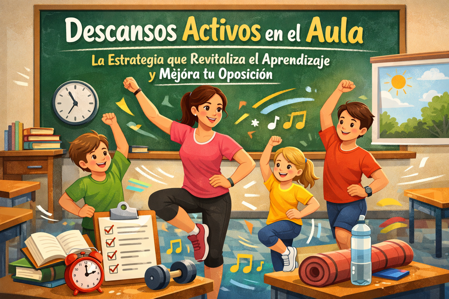 descansos en el aula