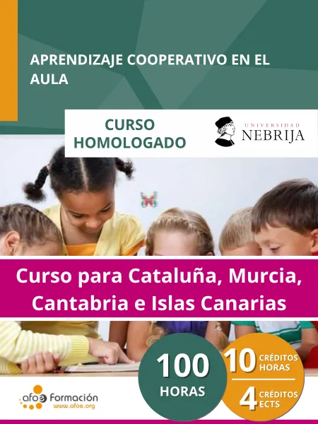 Aprendizaje cooperativo en el aula (100 horas) - Edición para Cataluña, Murcia, Cantabria e Islas Canarias