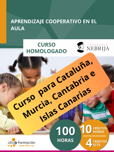 Aprendizaje cooperativo en el aula (100 horas) - Edición para Cataluña, Murcia, Cantabria e Islas Canarias