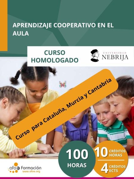 Aprendizaje cooperativo en el aula (100 horas) - Edición para Cataluña, Murcia y Cantabria