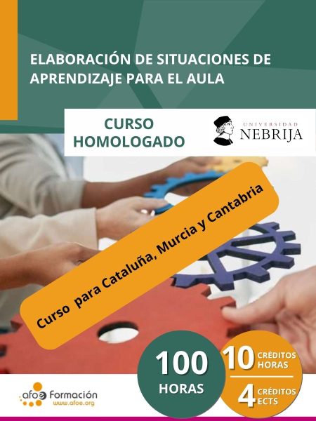 Elaboración de situaciones de aprendizaje para el aula (100 horas) – Edición para Cataluña, Murcia y Cantabria