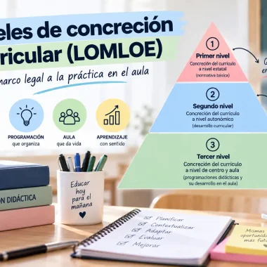 Niveles de concreción curricular (LOMLOE)